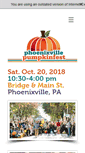 Mobile Screenshot of phoenixvillepumpkinfest.com